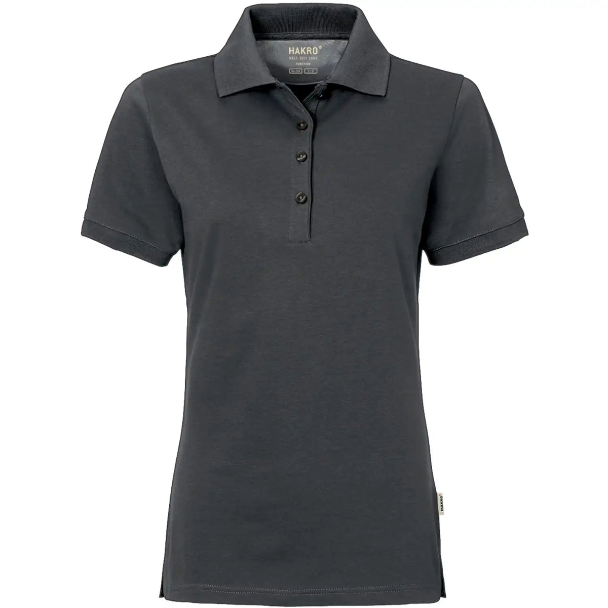 Hakro Damen Cotton-Tec 214 Poloshirt – anthrazit