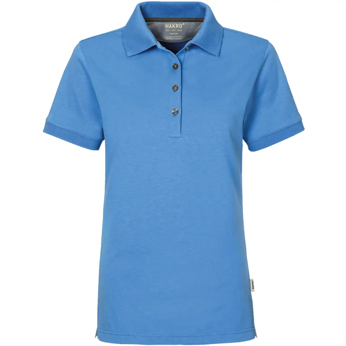 Hakro Damen Cotton-Tec 214 Poloshirt – malibu-blue