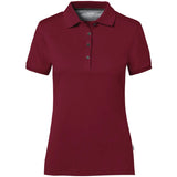 Hakro Damen Cotton-Tec 214 Poloshirt – weinrot
