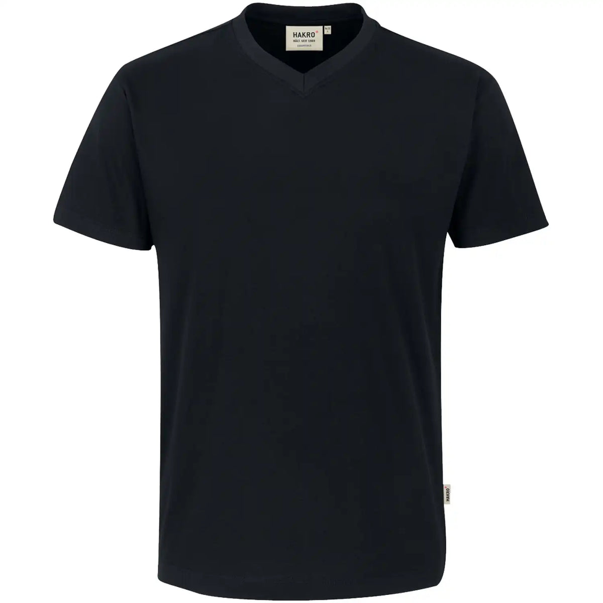 Hakro Classic 160g/m² 226 V-Shirt – schwarz