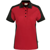 Hakro Damen Contrast Performance 239 Polo-Shirt – rot