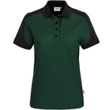 Hakro Damen Contrast Performance 239 Polo-Shirt – tanne