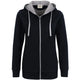 Hakro Damen Bonded 255 -Kapuzen-Jacke – schwarz