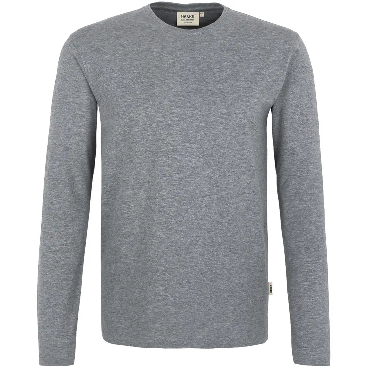 Hakro Longsleeve Heavy 278 Longsleeve-Shirt – grau-meliert