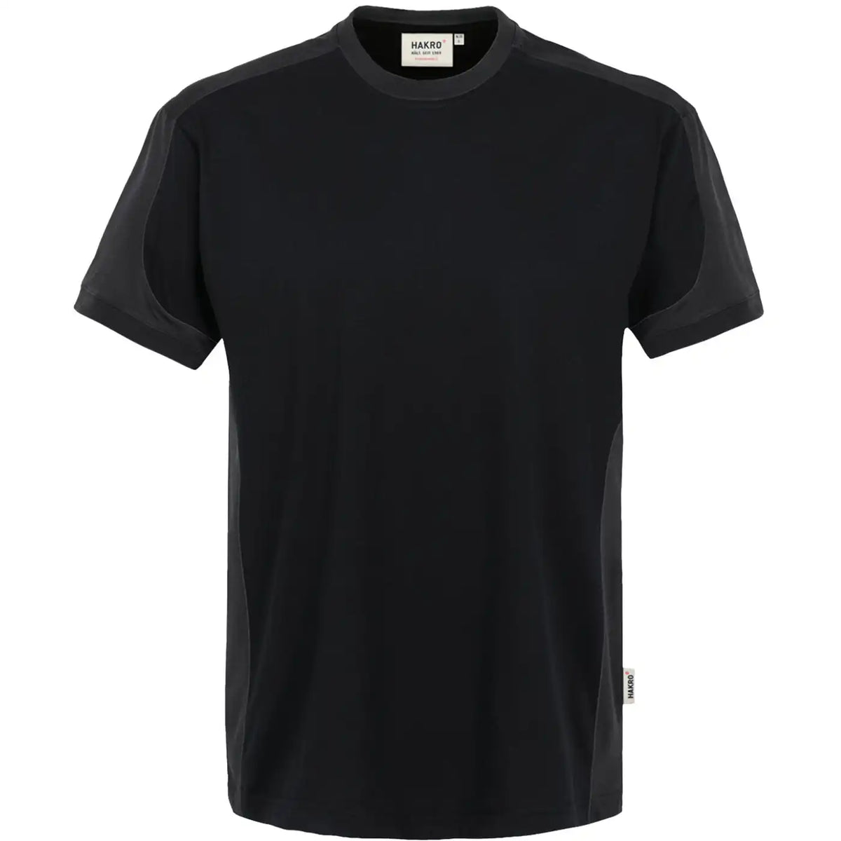 Hakro Contrast Performance 290 T-Shirt – schwarz