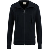 Hakro Damen College 406 -Sweatjacke – schwarz