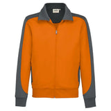 Hakro Performance 477 Sweatjacke Contrast – orange