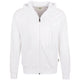Hakro Premium 605 Kapuzen-Sweatjacke – weiß
