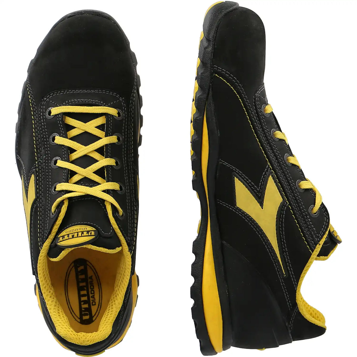 Diadora S3S Sicherheitshalbsch Glove LOW schwarz gelb – gelb