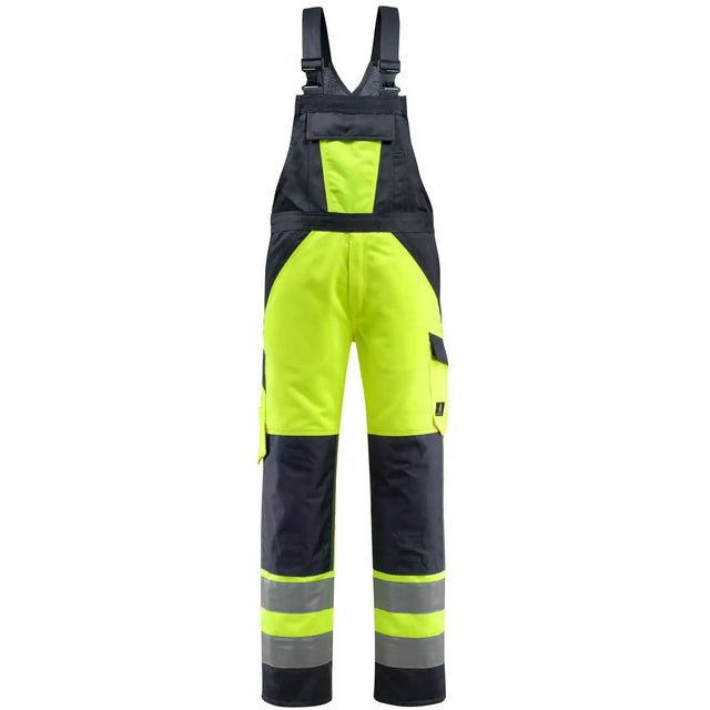 Mascot Gosford Safe Light Warnschutz Latzhose – gelb/schwarzblau