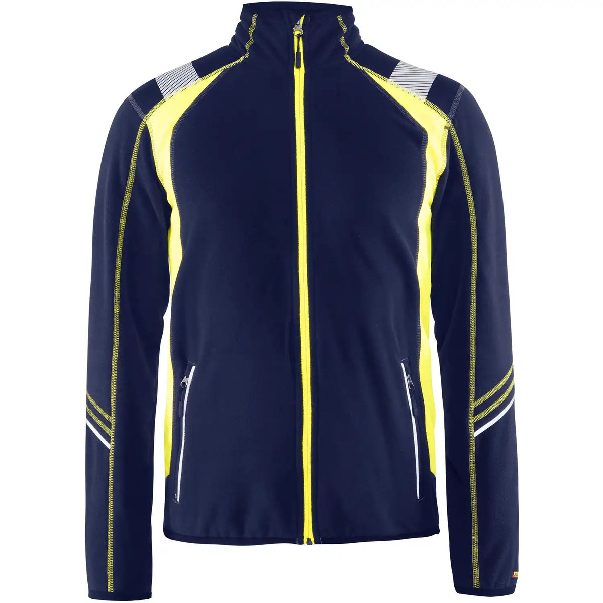 Blåkläder 4993 Microfleece-Jacke – marine/gelb