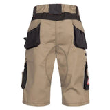 Nitras Motion TEX PRO FX Arbeitsshorts – khaki/schwarz