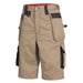 Nitras Motion TEX PRO FX Arbeitsshorts – khaki/schwarz
