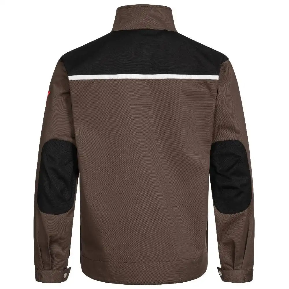 Nitras Motion TEX Plus Arbeitsjacke – braun/schwarz