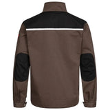 Nitras Motion TEX Plus Arbeitsjacke – braun/schwarz