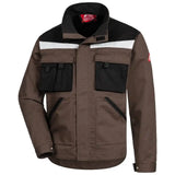 Nitras Motion TEX Plus Arbeitsjacke – braun/schwarz