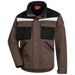Nitras Motion TEX Plus Arbeitsjacke – braun/schwarz