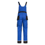 Nitras Motion TEX Plus Latzhose – blau/schwarz