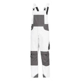 Nitras Motion TEX Plus Latzhose – weiß/grau