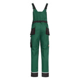 Nitras Motion TEX Plus Latzhose – grün/schwarz