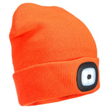 Portwest B029 LED Wintermütze – fluororange
