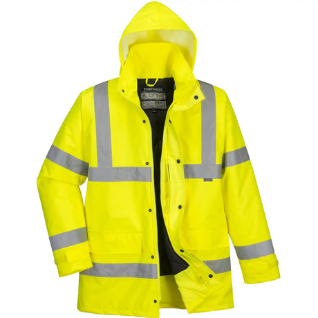 Portwest S460 Traffic Warnschutz Regenjacke – gelb