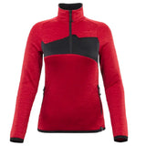 Mascot Damen Accelerate Fleecepullover – verkehrsrot/schwarz