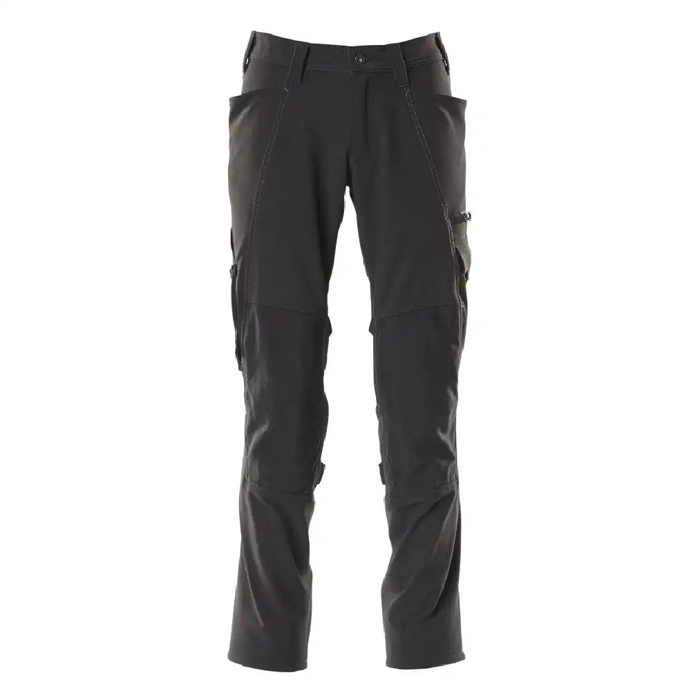 Mascot Accelerate einfarbig Stretch-Bundhose – schwarz