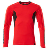 Mascot Accelerate Langarmshirt – verkehrsrot/schwarz