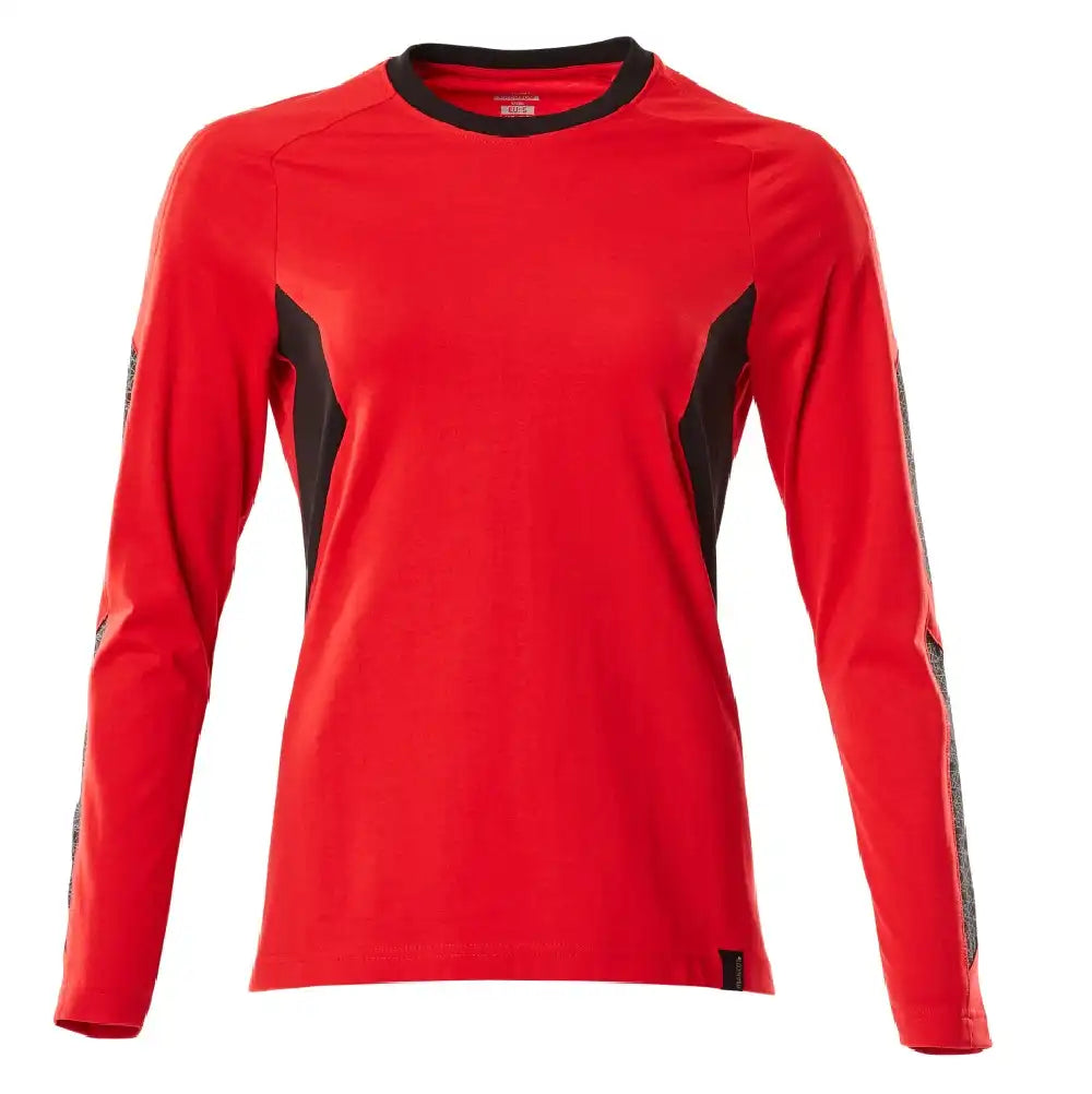 Mascot Damen Accelerate Langarmshirt – verkehrsrot/schwarz
