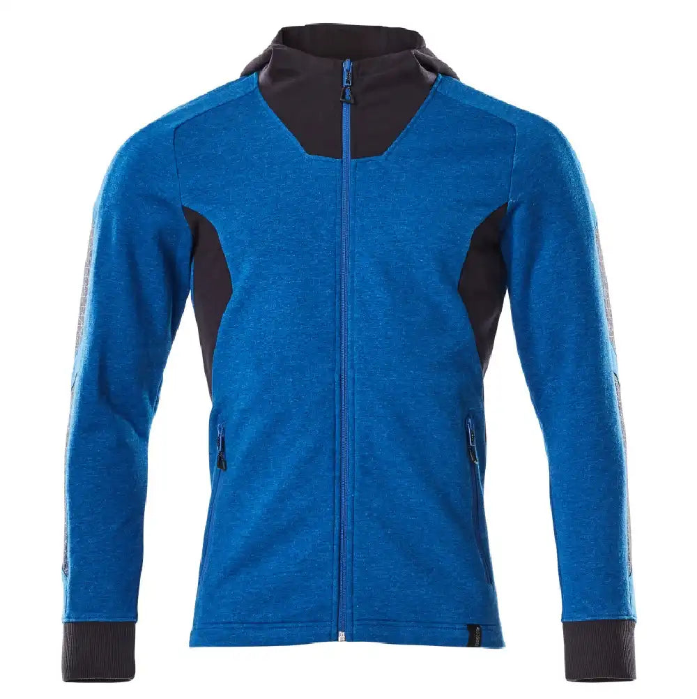 Mascot Accelerate Kapuzen-Sweatjacke – azurblau/schwarzblau