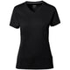 Hakro Damen COTTON-TEC 169 T-Shirt – schwarz