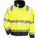Nitras Motion TEX VIZ Plus Warnschutz Pilotenjacke – gelb/blau