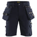 Blåkläder 1988 X1900 Stretch Handwerker-Shorts – dunkelmarine/schwarz
