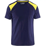 Blåkläder 3379 T-Shirt – marine/gelb
