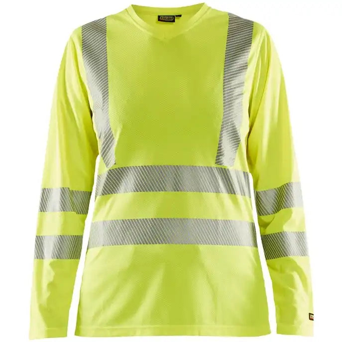 Blåkläder Damen 3485 Warnschutz Langarmshirt – gelb