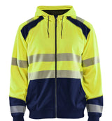 Blåkläder 3546 Warnschutz Kapuzen-Sweatshirt – gelb/marine