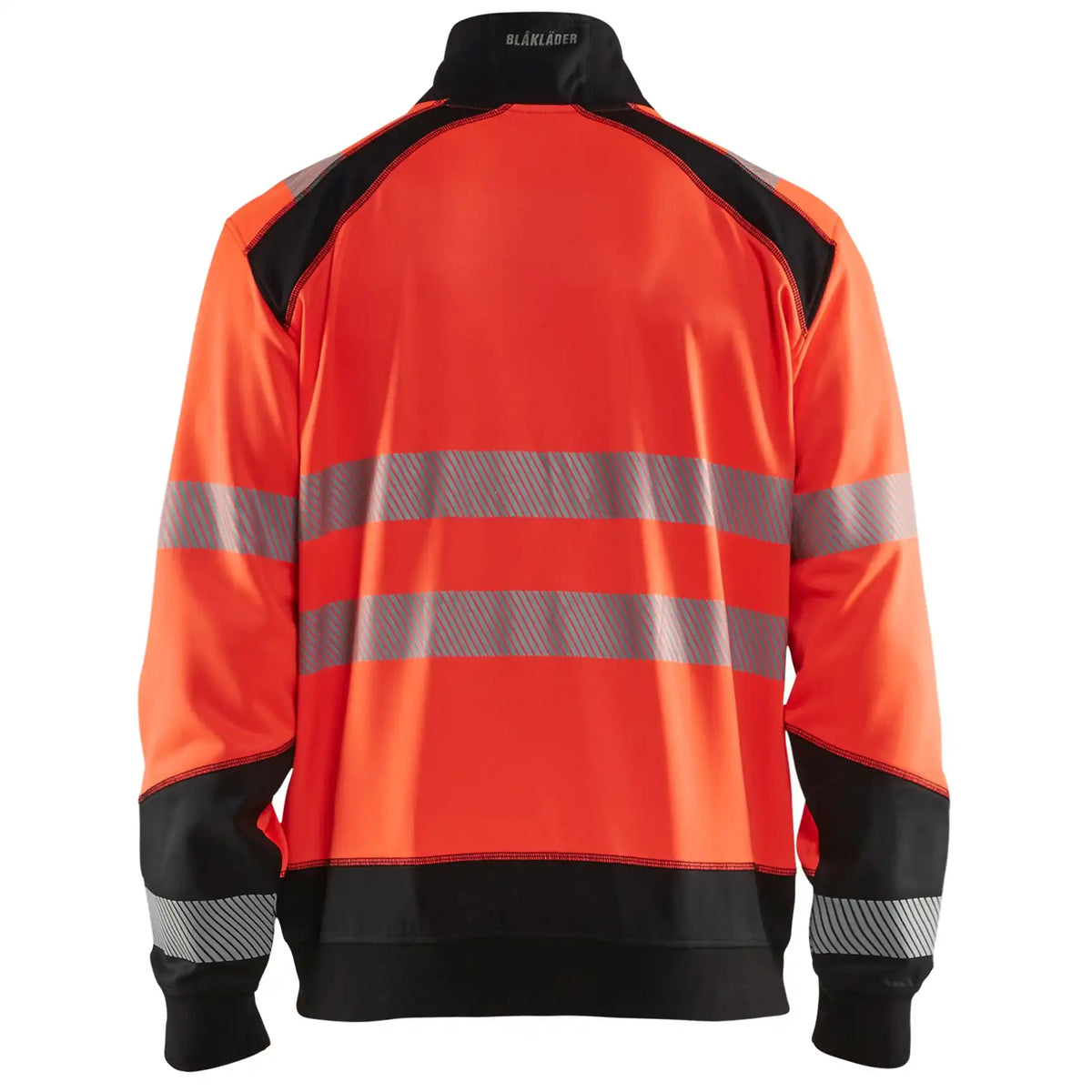 Blåkläder 3558 Warnschutz Sweatjacke – rot/schwarz