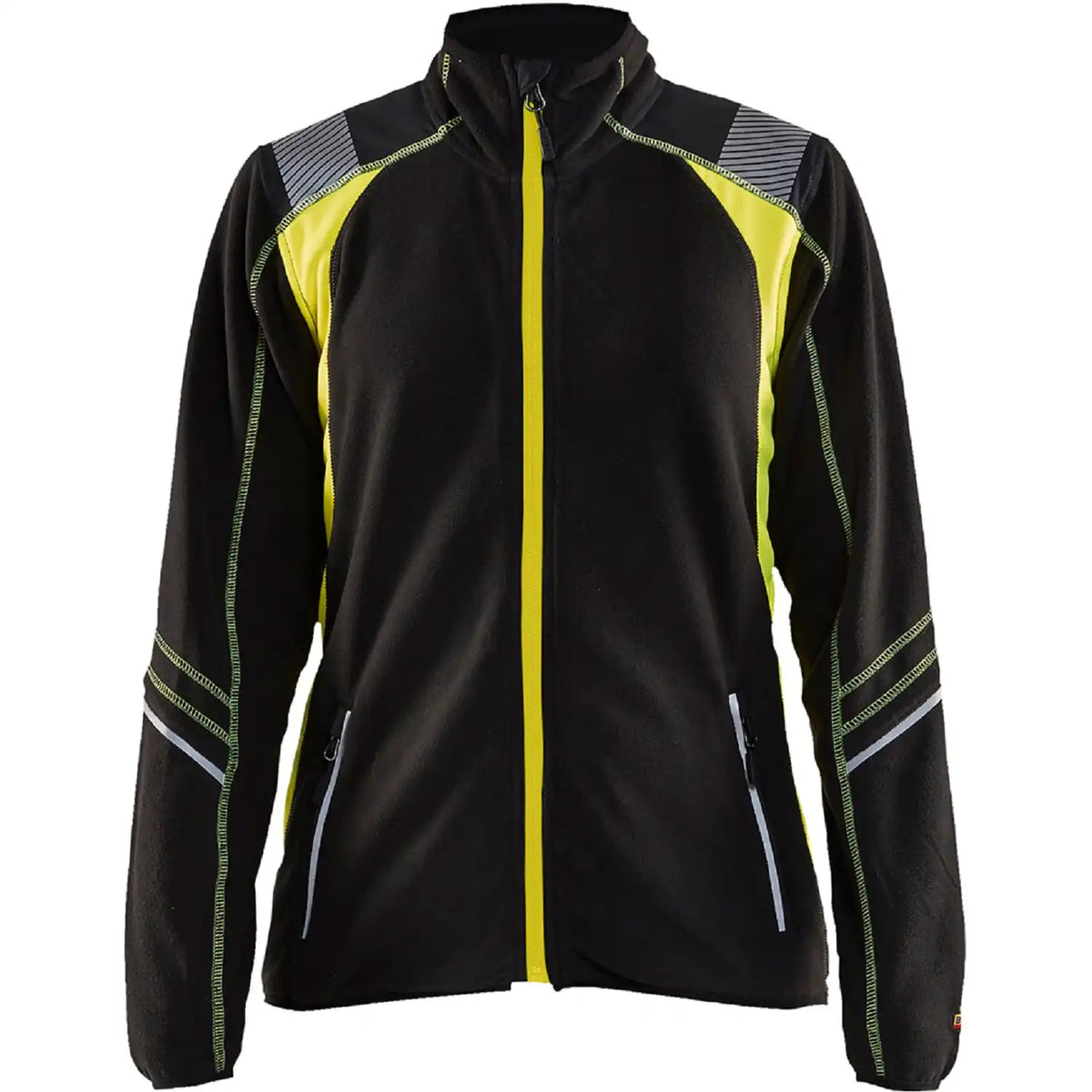 Blåkläder Damen 4973 Microfleece Jacke – schwarz/gelb
