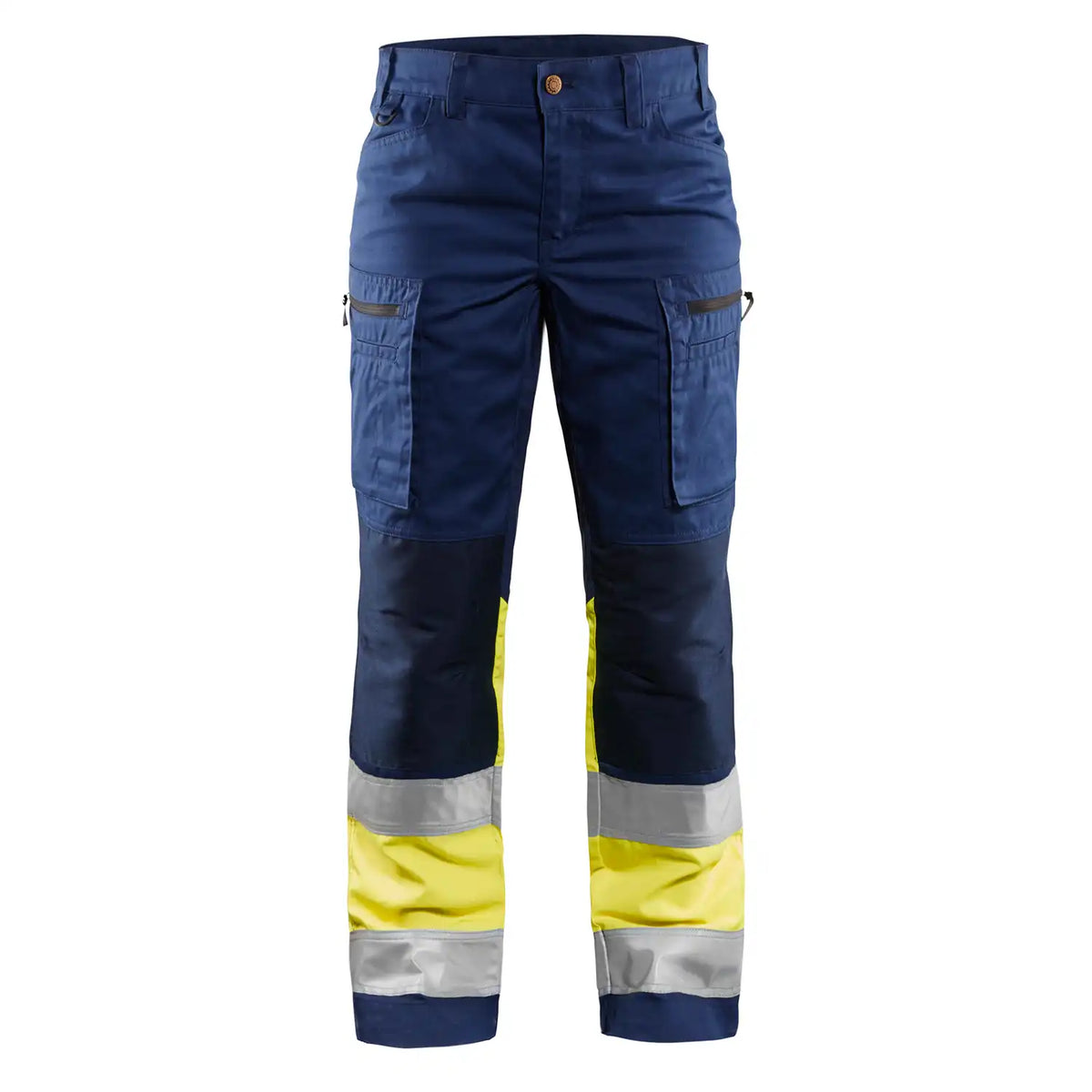 Blåkläder Damen 7161 Warnschutz Bundhose – marine/gelb