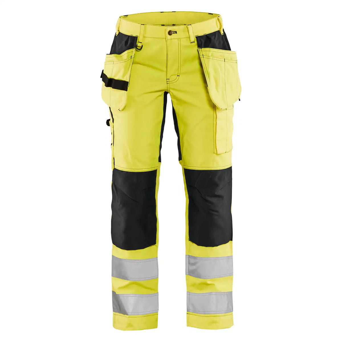 Blåkläder Damen 7163 Warnschutz Handwerkerhose – gelb/schwarz