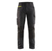 Blåkläder Damen 7195 Stretch Servicehose – schwarz/gelb
