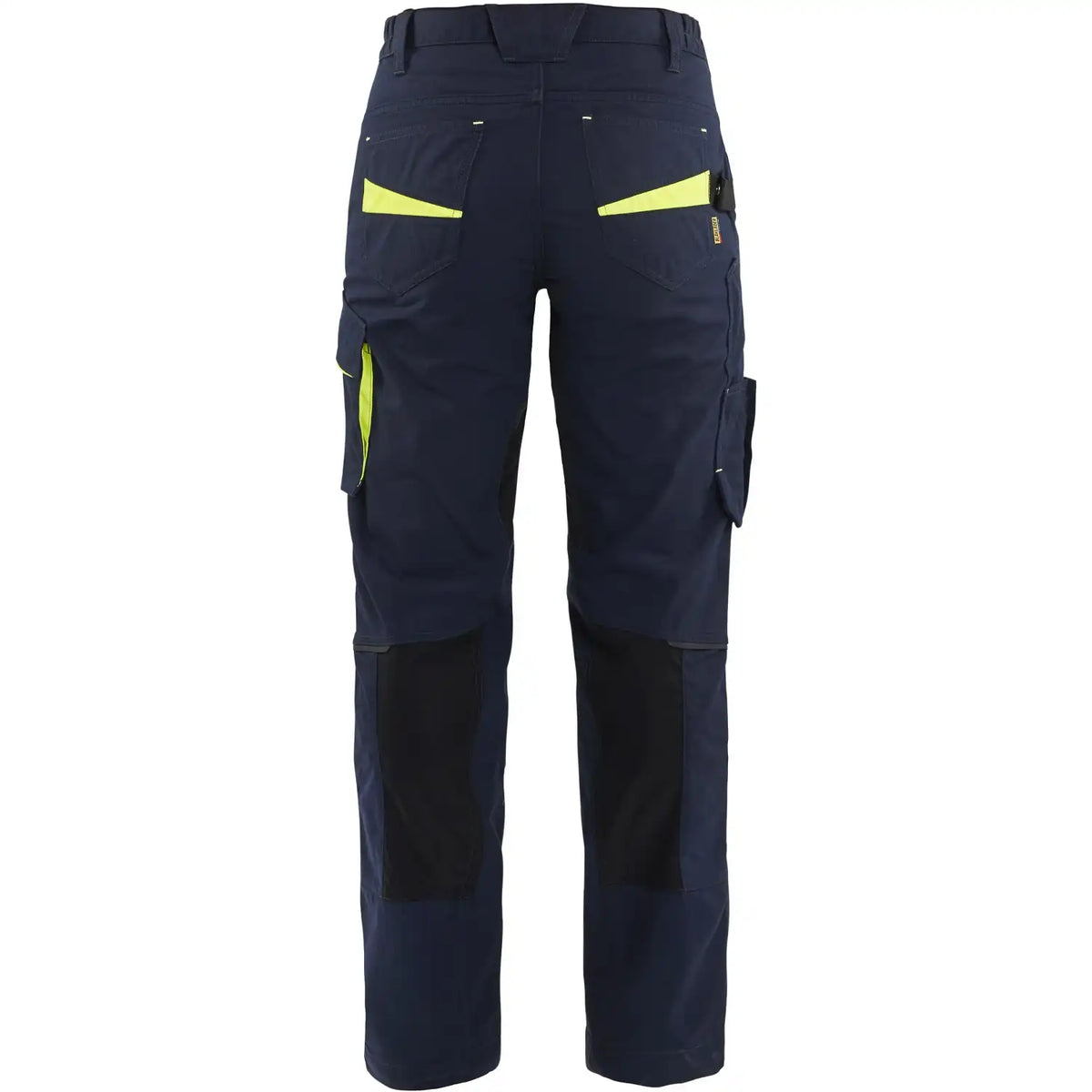Blåkläder Damen 7195 Stretch Servicehose – dunkelmarine/gelb