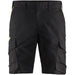 Blåkläder 1446 Industrie Stretch Shorts – schwarz/gelb