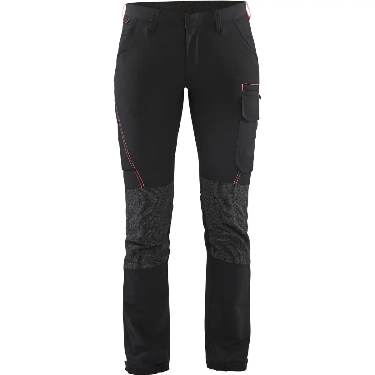 Blåkläder Damen 7122 Stretch Servicehose – schwarz/rot