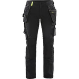 Blåkläder Damen 7192 Stretch Handwerkerhose – schwarz/gelb