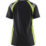 Blåkläder Damen 3402 T-Shirt – schwarz/gelb