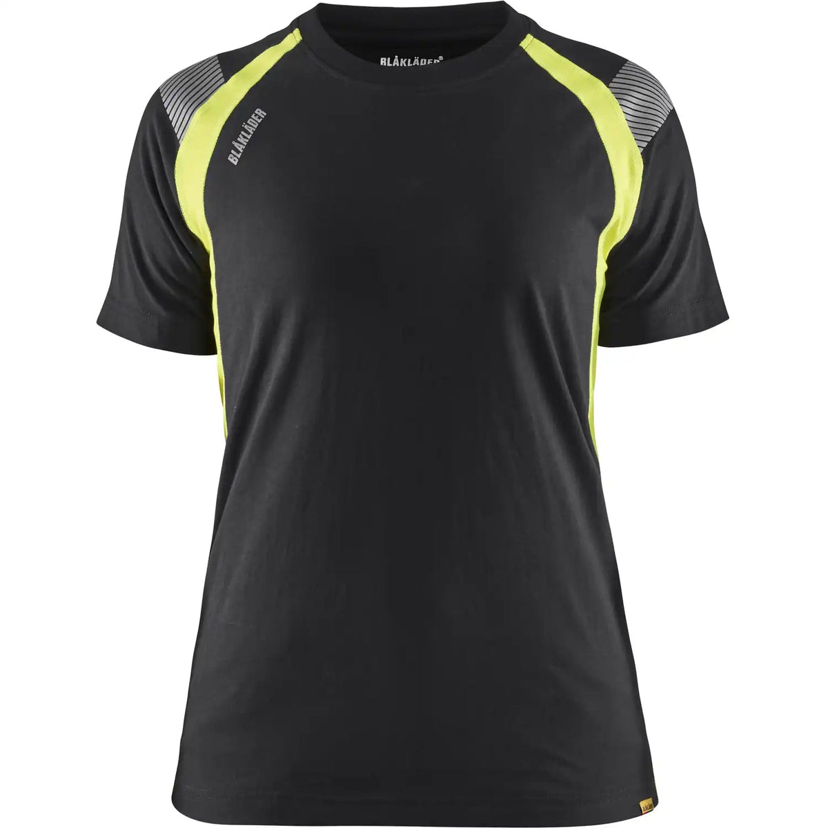 Blåkläder Damen 3402 T-Shirt – schwarz/gelb
