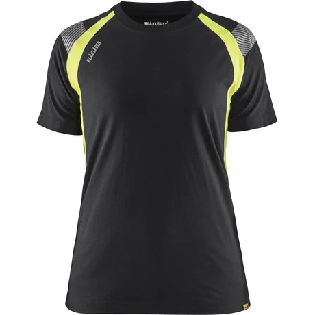 Blåkläder Damen 3402 T-Shirt – schwarz/gelb