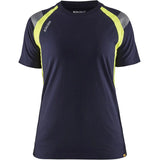 Blåkläder Damen 3402 T-Shirt – marine/gelb